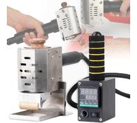 Hot Melt Glue Dispenser, Manual Push Roller with Controllable Heating for Bonding Leather Goods,