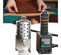 Hot Melt Glue Roller Dispenser, Commercial Gluing Machine, Applicator 50ML/150ML for Fabric Packaging Leather Bonding, Adjustable Temp 50-220℃, Industrial Glue 150ML