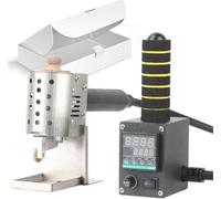 Hot Melt Glue Roller Machine 150W, Adjustable 50-300℃ Temperature Handheld Dispenser for Fabric, Leather Bonding, 50ml/150ml Capacity