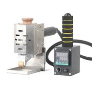 Hot Melt Glue Roller Machine, 150W Adjustable Temperature Hand Push Dispenser, Ideal for Packaging and Leather Goods Bonding