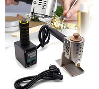 Hot Melt Glue Rolling Machine with Digital Temperature Control for Leather Bag Gluing and Real-Time Observation