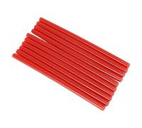 Hot Melt Glue Sticks Colorful Strong Adhesive DIY Craft Sticks for Handmade Art Craft School Projects Homes Offices 10pcs 7x150mm Polyurethane Rubber (Red)