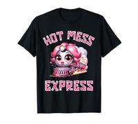 Hot Mess Express Funny Cute Chaos Train Design T-Shirt