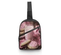 Hot Milk And Biscuits Foldable Sling Bag for Men & Women, Chest Bag Daypack Fanny Pack Crossbody for Travel Work Sport
