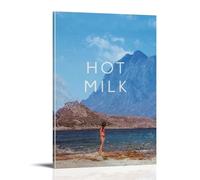 Hot Milk Sick Beauty New Wave Drama Movie Poster Wall Art Canvas Aesthetic Cover Poster Vintage Music And Movies Decorative Painting for Living Room Bed Room 16x24inch(40x60cm) Frame-style