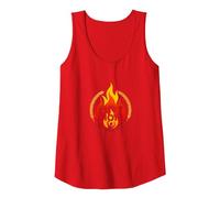 Hot Mom Appreciation Society Fiery Motherhood Tribute Tank Top, Women, Red, XXL