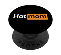 HOT MOM - funny wild content creator girl mother's day idea PopSockets Adhesive PopGrip