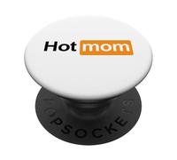HOT MOM - funny wild content creator girl mother's day idea PopSockets Adhesive PopGrip
