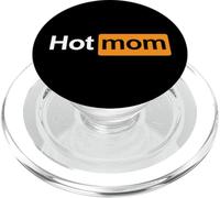 HOT MOM - funny wild content creator girl mother's day idea PopSockets PopGrip for MagSafe