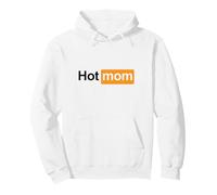 HOT MOM - funny wild content creator girl mother's day idea Pullover Hoodie