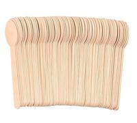 Hot n Fresh 500 x Disposable Wooden Dessert Spoons Biodegradable Birchwood Cutlery Set for Parties Picnic Travelling Camping Catering Supply Party Tableware