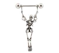 Hot Nipple Ring Stainless Steel Body Piercing Earrings Nipple Ring Sexy Human Breast Nails Children's Earrings Made of Sterling Silver, one size, Stainless Steel, No Gemstone