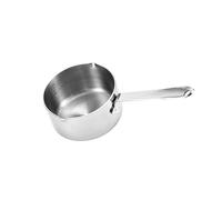 Hot Oil Cooking Pot Pouring Oil Pot Ergonomic Handle Round Mini Frying Pan Skillet Pot for Household Restaurant Kitchen Rvs