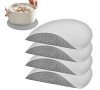 Hot Pads for Kitchen - Round 12" X 12" - Set of Heat Resistant Microwave Mat,Splatter Guard,Trivet,Hot Pad,Pot Holder(ITEM_PACKAGE_QUANTITY:4)