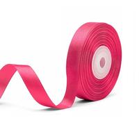 Hot Pink - 10MM Satin Ribbon - 23-25 METRES for Gifts Wrap Sew Party, Decorations Events Dress Wedding Christmas Crafts, Bows Car, Floral Balloons Hairs, DIY, Bouquets, Cake More