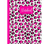 Hot Pink Composition Notebook: Leopard Print Wide Ruled Journal Large (8.5 x 11 inches) - 120 Pages For Homework, Diaries, Holidays Gifts For Adults, For Kids, For Children