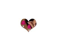 Hot Pink Flower Earrings for Women Summer Hawaii Tropical Flower Earrings Large Pink Floral Dangle Beach Vacation Jewelry Accessories for Her (A5:hot pink)