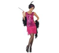 Funtime Flapper Costume, Hot Pink