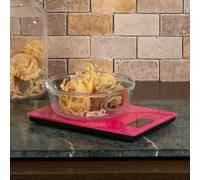 Hot Pink Glass Kitchen Scale | Zing