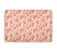 Hot Pink Grapes Extra Large Resuable Diaper Mats Waterproof Washable Mattress Pad Breathable Pee Mats for Kids Adults Pets 52" L x 34" W