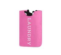 Hot Pink Laundry Baskets Collapsable Clothes Hampers Essentials Hamper For Book Tool cajas para guardar