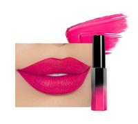 Hot Pink Liquid Lipstick Lip Gloss, Matte Red Lipsticks for Women Long Lasting, Waterproof Non-Sticky Full-Coverage Bright Pink Lips Gloss, Silky Not Fade Lip Stain,Tinted Lip Balm for Girls & Women