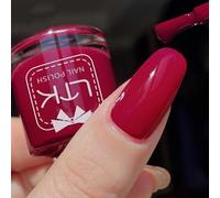 Hot Pink Nail Polish - Neon Pink Nail Polish Quick Dry - Long Lasting Rose Red Nail Varnish - Glossy Breathable Dark Pink Nail Varnish No Need UV LED,Chip Resistant for Women DIY Manicure