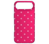 Hot Pink Polka Dot Vintage Boho Aesthetic Girly Preppy Case for iPhone Air