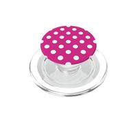Hot Pink Polka Dots Pattern for Women and Girls PopSockets PopGrip for MagSafe
