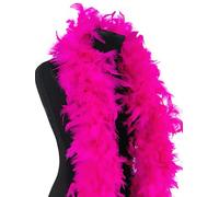 Hot Pink Turkey Feather Boa 100g Thick Luxury Scarf Shawl Fancy Dress Party