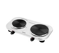 Hot Plate Electric Cooker Double Portable Powerful Table Top Hob 2500W Geepas