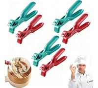 Hot Plate Grippers, Multi-Purpose Angle Silicone Anti-Scald Bowl Clip, Silicone Non-Slip Heat Insulation Anti-Scald Clip, Multi-Function Hot Bowl Dish Plate Gripper Clips for Kitchen (6pcs)