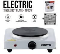 Hot Plate Single Electric Cooker Portable Table Top Hob Non-Slip Geepas 1000W
