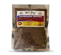Hot Pot Africa CAMEROON PEPPER (2Pks) Habanero, Ground, Smoked & Extra Hot Aromatic Chilli Powder, Tasty & flavour for BBQ meat, fish and any type of food (100g each)