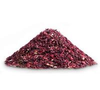 Hot Pot Africa Hibiscus Flower 1kg - Sun-Dried Sorrel, Cut Petals for Tea, Brewing or Distilling - Vegan, Non-GMO, Organic, Raw Food Quality Zobo