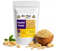 Hot Pot Africa Nigerian Roasted Peanuts (Groundnuts) 500g | Crunchy Whole Peanut Snack | Authentic African Snack | Lightly Salted