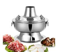Hot Pot Charcoal Chinese Portable Camping Cooking Utensils Stainless Steel