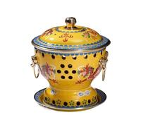 Hot Pot Cloisonné Single Enamel Pot Small Hot Pot Meal Alcohol Pot Household Single Oil Hot Pot Pure Copper Pot Chafing Dish (Color : D, Size : A)