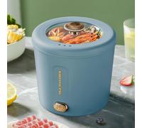 Hot Pot Electric Mini Portable Ramen Pot 1L 450W Non-Stick Electric Hot Pot Multifunctional Electric Cooking for Pasta, Noodles, Steak, Egg with Protection Against