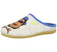 HOT POTATOES Boys Glanegg Slipper, Gris, 2.5 UK