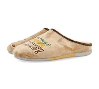 HOT POTATOES Men's Golspie Slipper, Beige, 6.5 UK