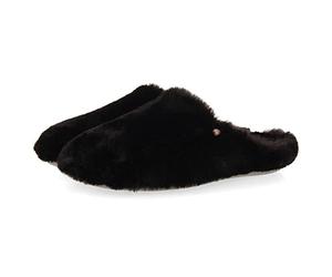 HOT POTATOES OBERDORF, Women's Slippers, Black, 40 EU, Black/White, 8 UK