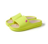 HOT POTATOES Unisex Gill Flip-Flop, Green Neon, 9.5 UK