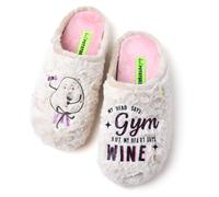 HOT POTATOES Women's Blantyre Slipper, Ivory White, 7.5 UK