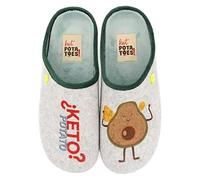 HOT POTATOES DONARD, Women's Slippers, Grey, 41 EU