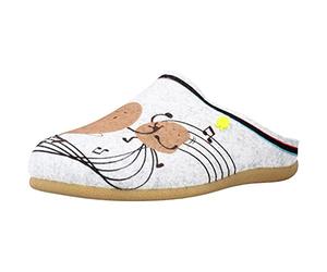 HOT POTATOES Womens Fehrins Slipper, Gris, 4 UK