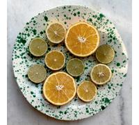 Hot Pottery Shallow Serving Bowl Pistachio