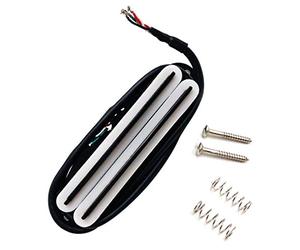 Hot Rail Pickups Double 11K Alnico5 Guitar Fit Strat Tele Electric Guitar, White