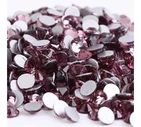 Hot Rhinestones Light PinkRose Glass 3D Nail Art Rhinestones ss3 ss4 ss5 ss6 ss8 ss10 ss12 ss16 ss20 ss30 Crystal Nails Non HotFix Decorations(Light Amethyst,SS6 1440pcs)