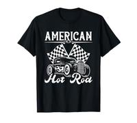 Hot Rod American Classic Old Cars Garage Engine Racing T-Shirt